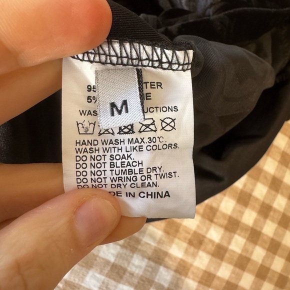 Velvet Burnout Lace Panel Slim Bell Bottoms Gothic Grunge Witchy Medium VGUC - Picture 3 of 4